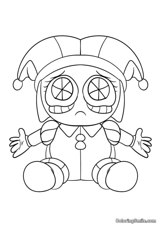 Höhlen-Pomni - Ausmalbild