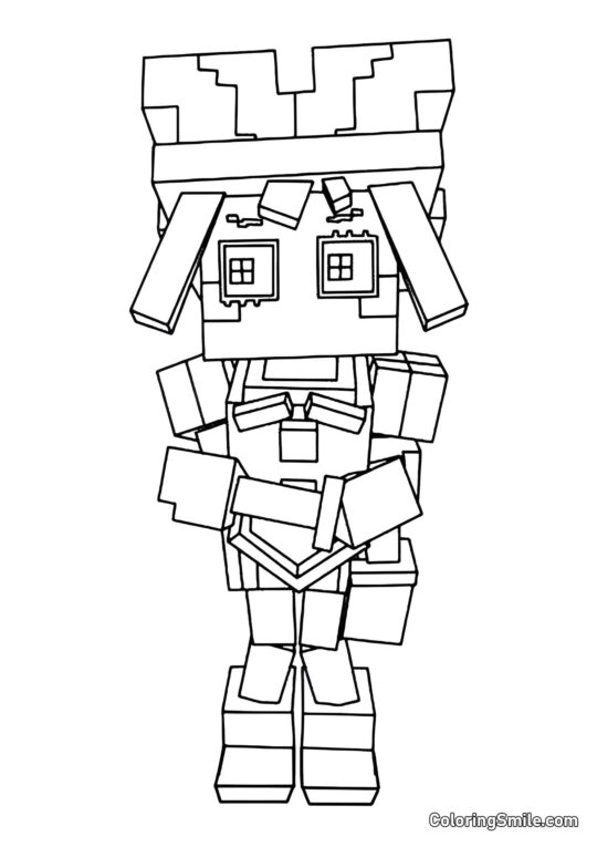 Pomni im Maynkraft-Stil - Ausmalbild