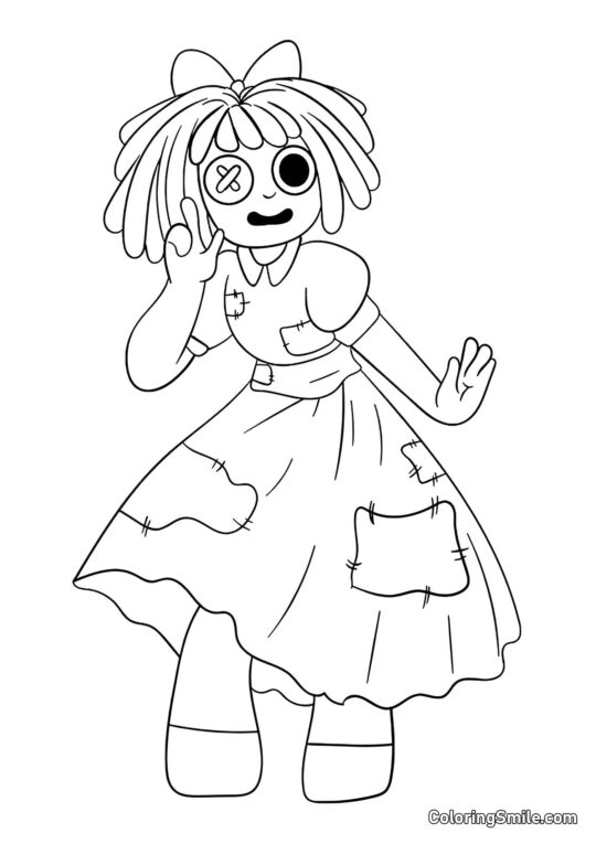 Optimistische Ragata - Ausmalbild