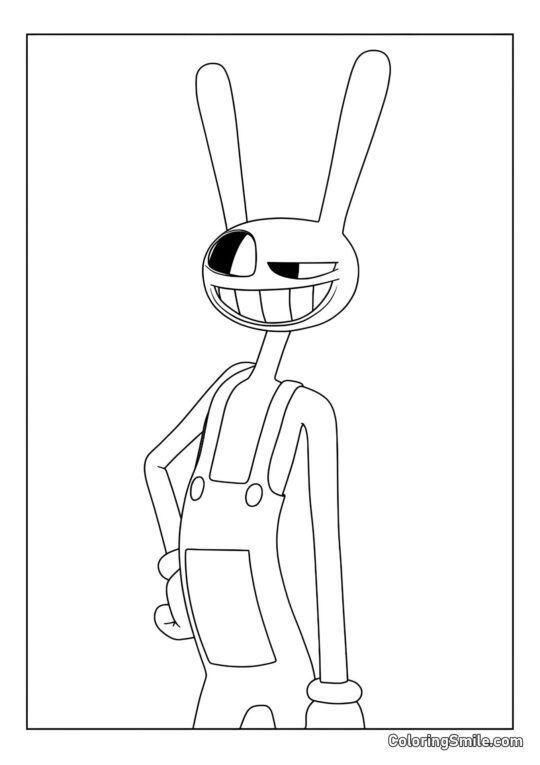 Egoistischer Jacks - Ausmalbild