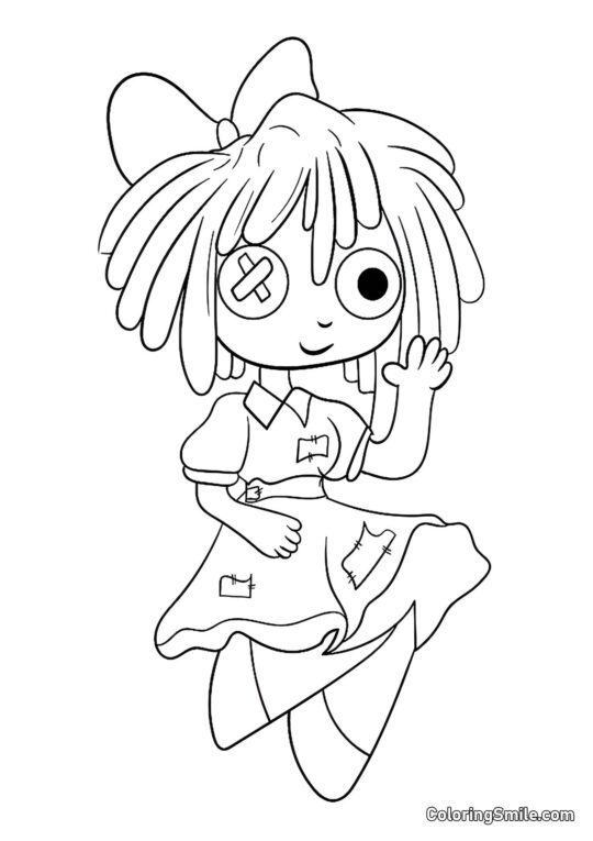 Niedliche Ragata - Ausmalbild