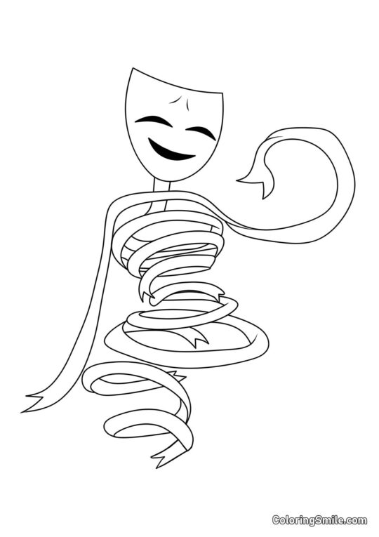 Gangl aus dem erstaunlichen digitalen Kreis - Ausmalbild