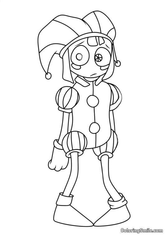 Ozadachennaya Pomni - Ausmalbild