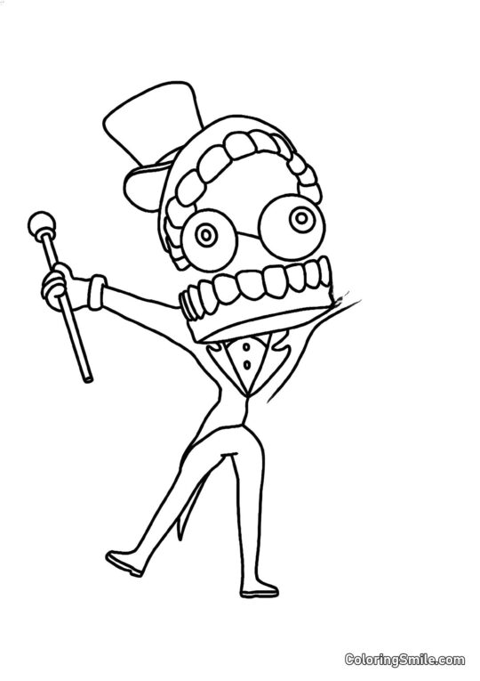 Keyn mit Gelb - Ausmalbild