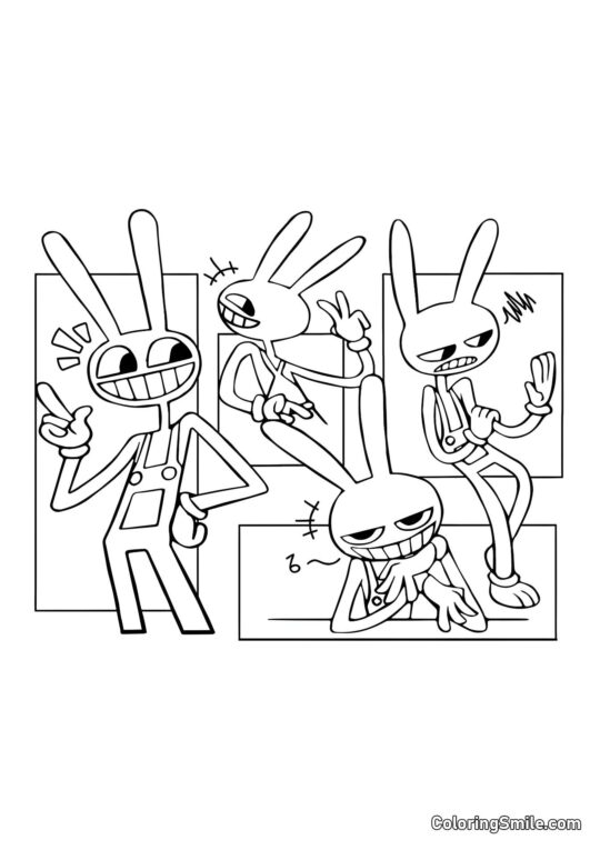 Impulsiver Jacks - Ausmalbild