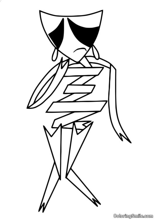 Robkaya Gangl - Ausmalbild