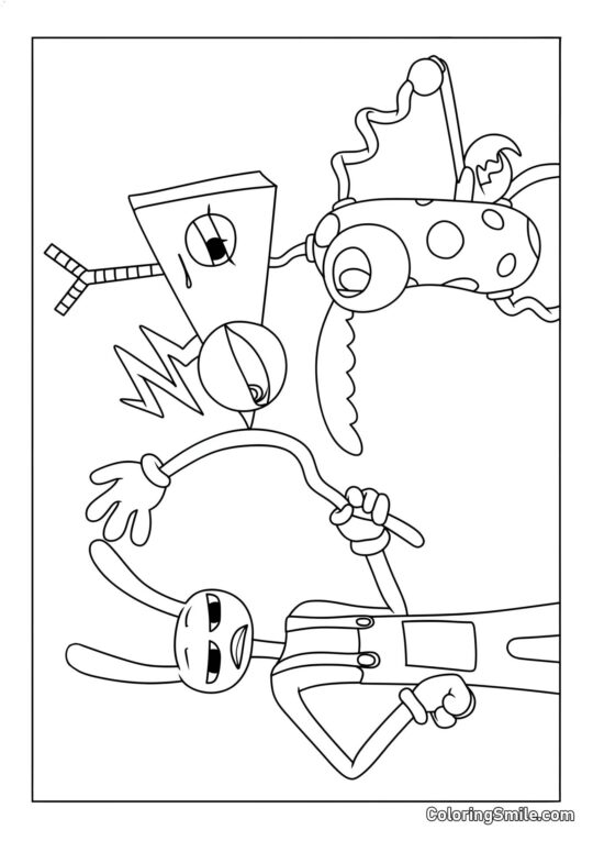 Jacks und Zubl - Ausmalbild