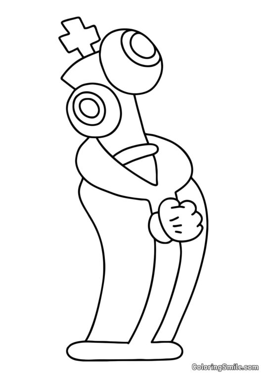 Schach-Koralle - Ausmalbild