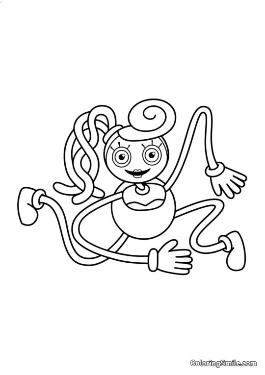 Mama Lange Beine Mama Lange Beine - Ausmalbild