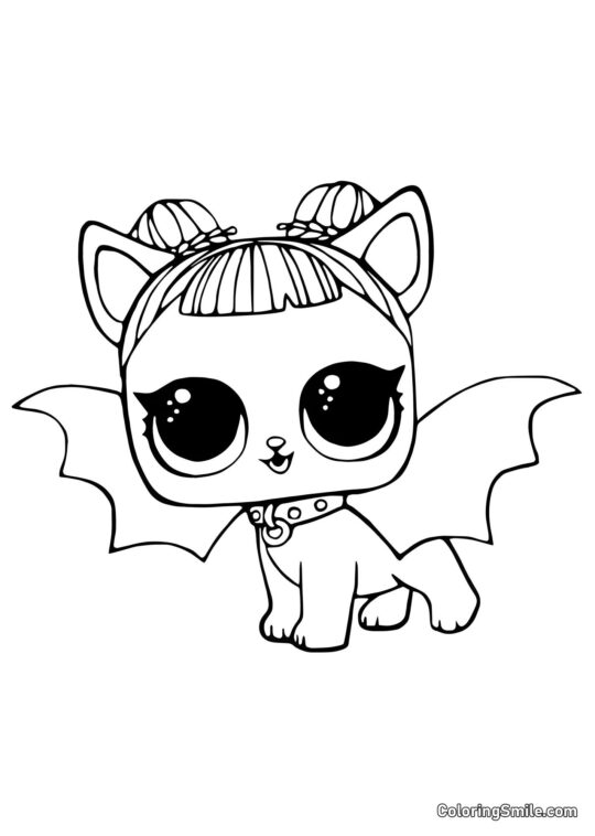 LOL Haustierwelpe Mitternacht - Ausmalbild