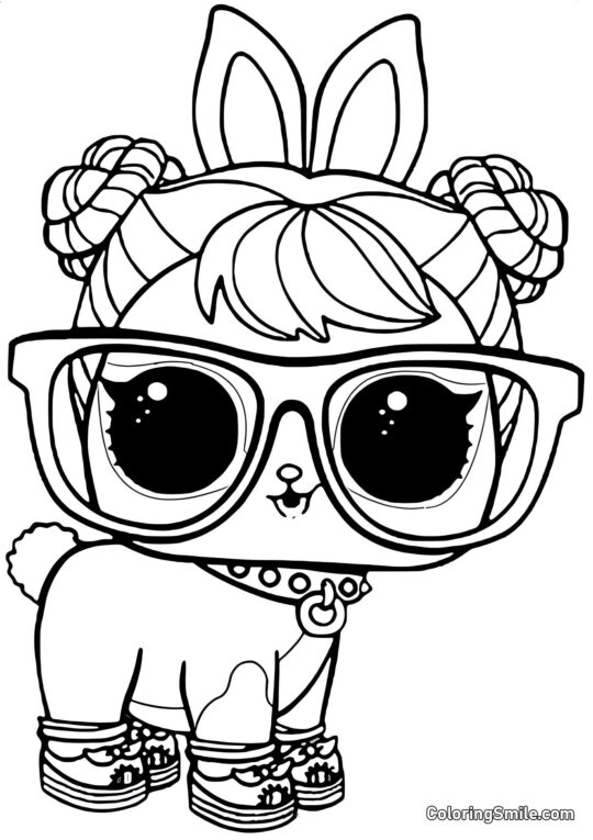 LOL Haustier Bon Bon Hase Hop Hop - Ausmalbild