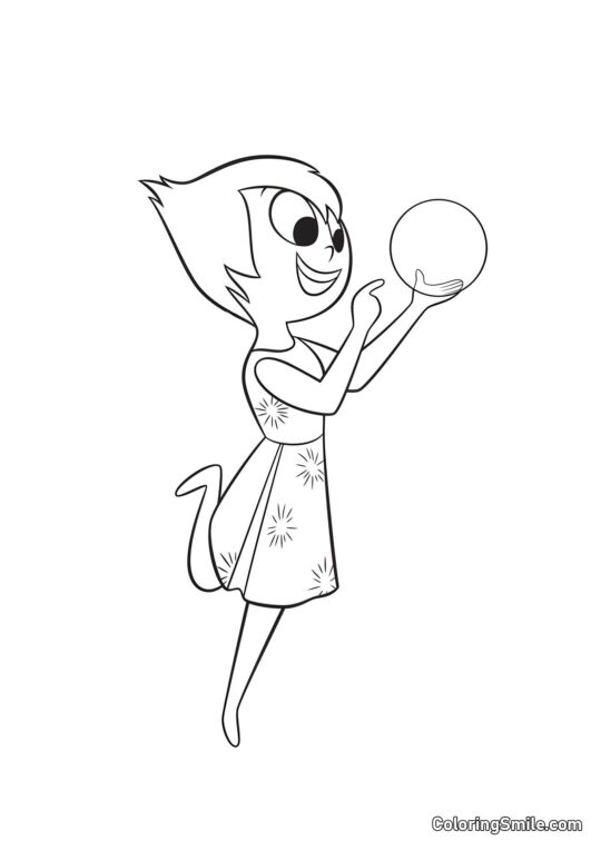 Freude und Orb - Ausmalbild