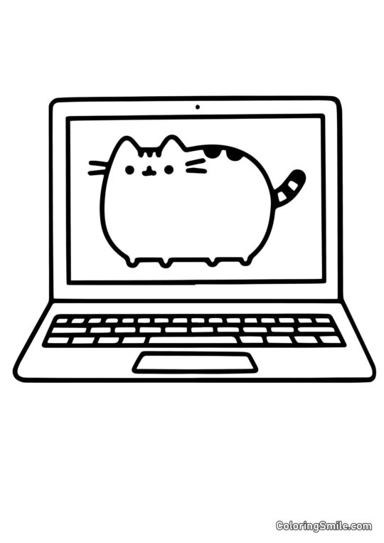 Pusheen die Katze Notizbuch Pusheen die Katze Notizbuch - Ausmalbild
