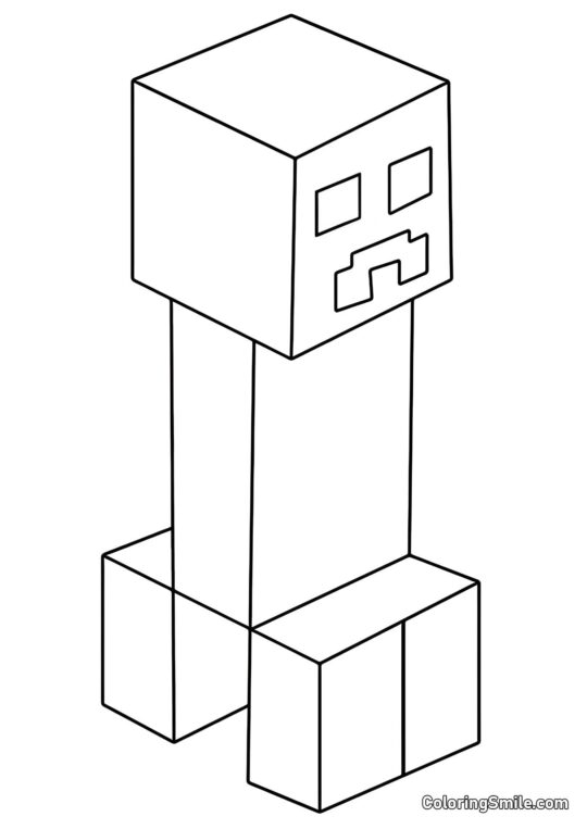 Creeper Creeper - Ausmalbild