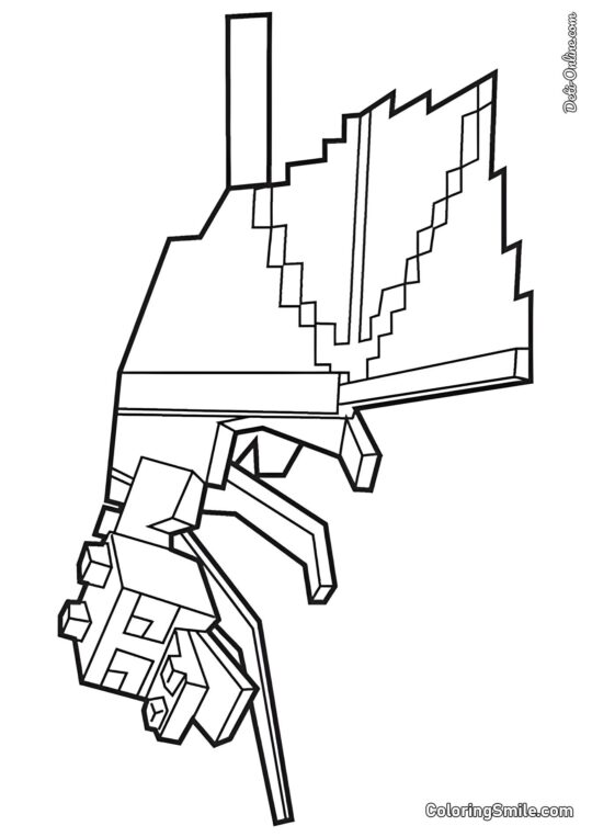 Enderdrachen Enderdrachen - Ausmalbild