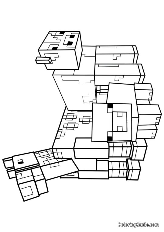 Tiermobs Tiermobs - Ausmalbild