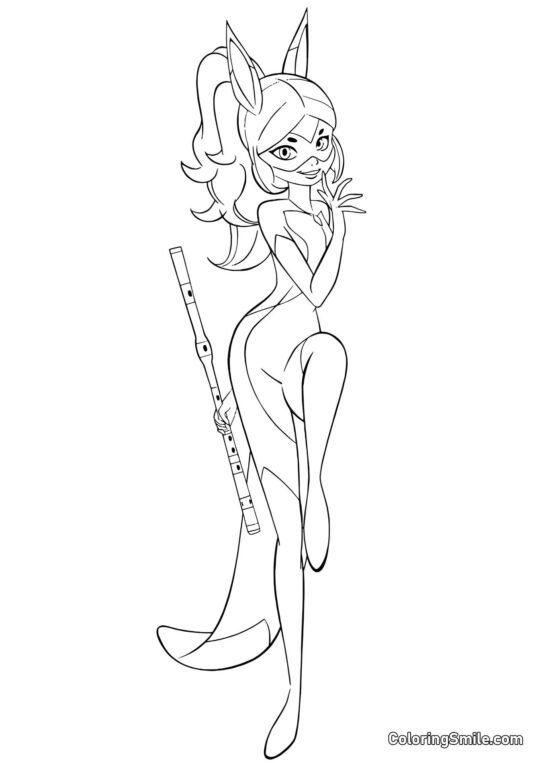 Rena Rouge - Ausmalbild