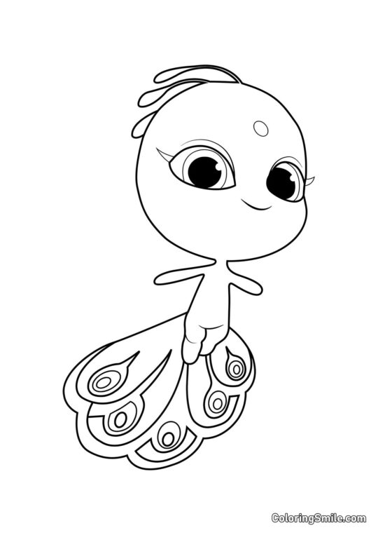 Duusu — Emotions-Kwami - Ausmalbild