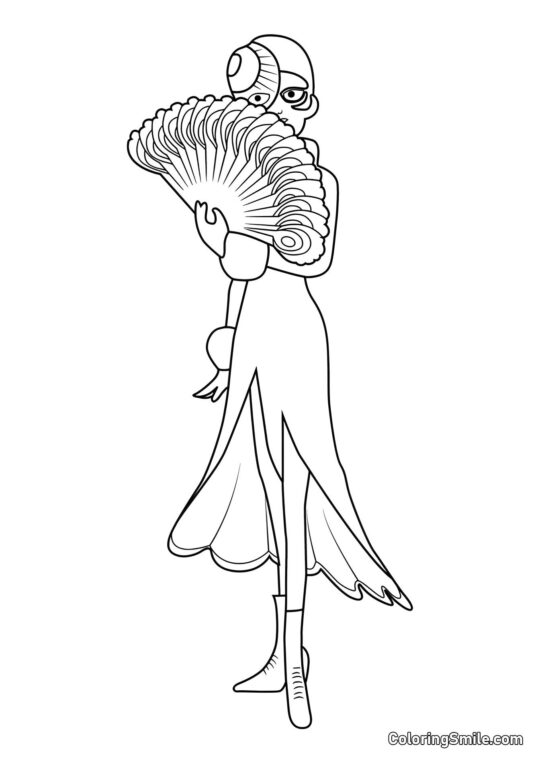 Mayura von Marienkäfer - Ausmalbild