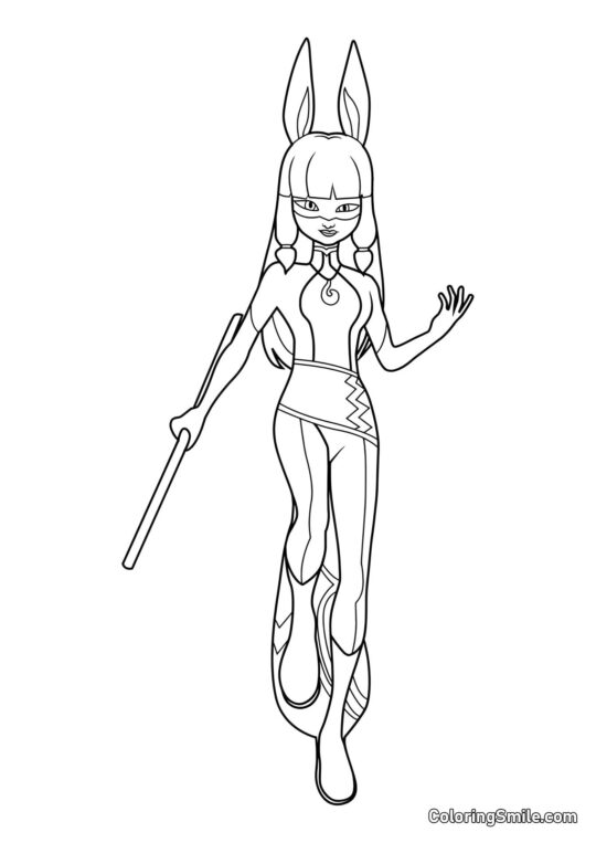 Volpina von Marienkäfer - Ausmalbild