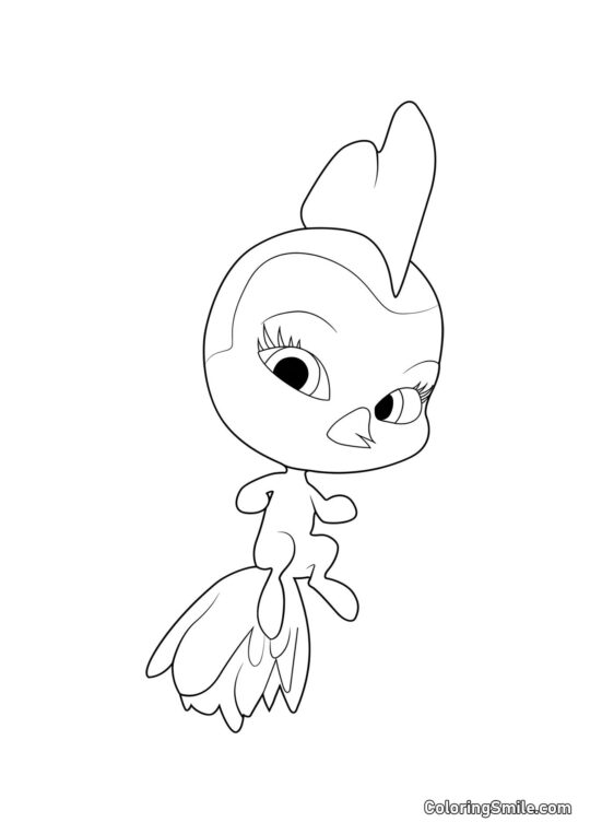 Orikko — Anmaßungs-Kwami - Ausmalbild