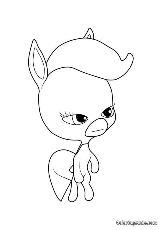 Kaalki — Teleportations-Kwami - Ausmalbild