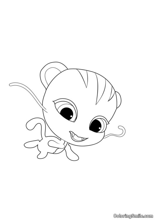 Roaar — Stärkungs-Kwami - Ausmalbild