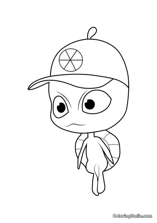 Wayzz — Schutz-Kwami - Ausmalbild