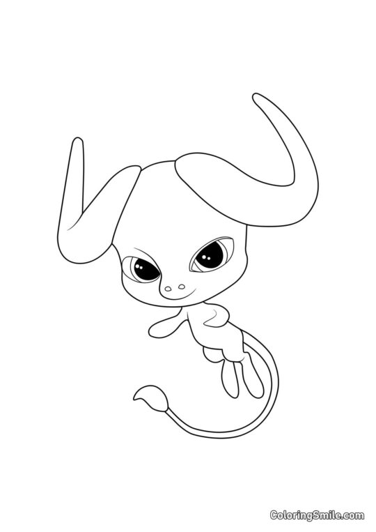 Stompp — Entschlossenheits-Kwami - Ausmalbild