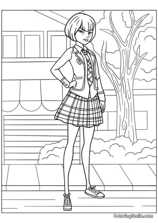 Kagami Tsurugi - Ausmalbild