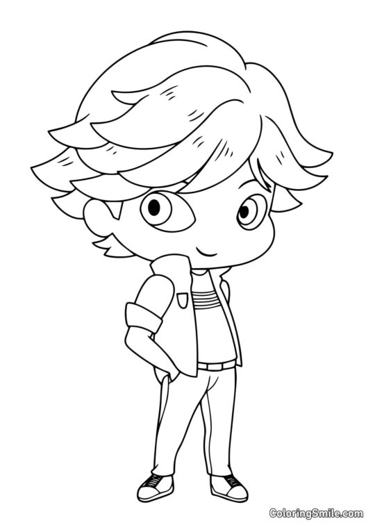 Baby Adrien Agreste - Ausmalbild