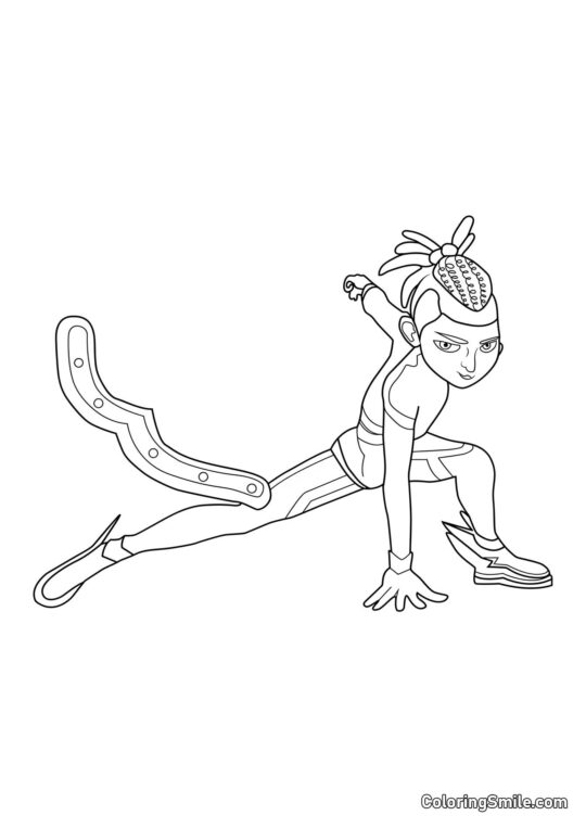 Max als Pegasus - Ausmalbild