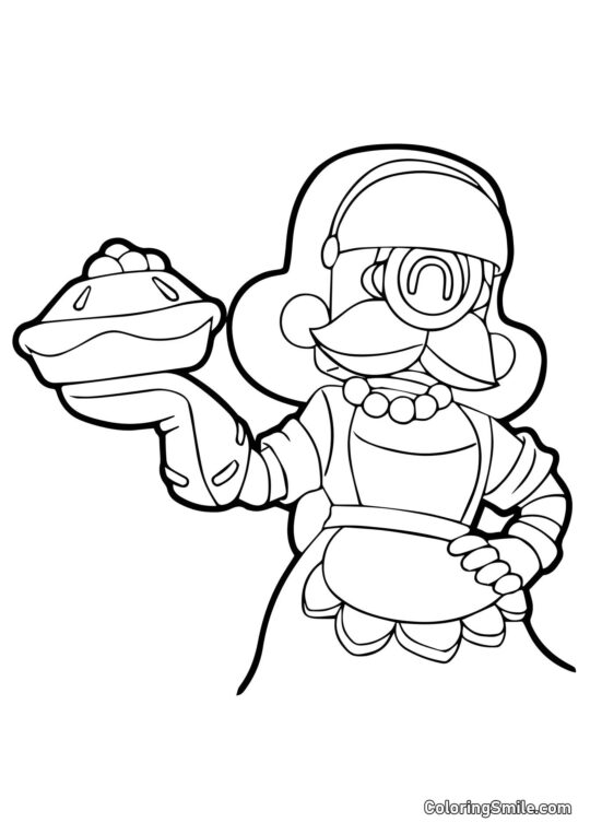 Barley Brawl Stars Barley Brawl Stars - Ausmalbild