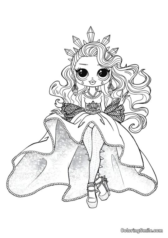 LOL OMG Kristallstern - Ausmalbild