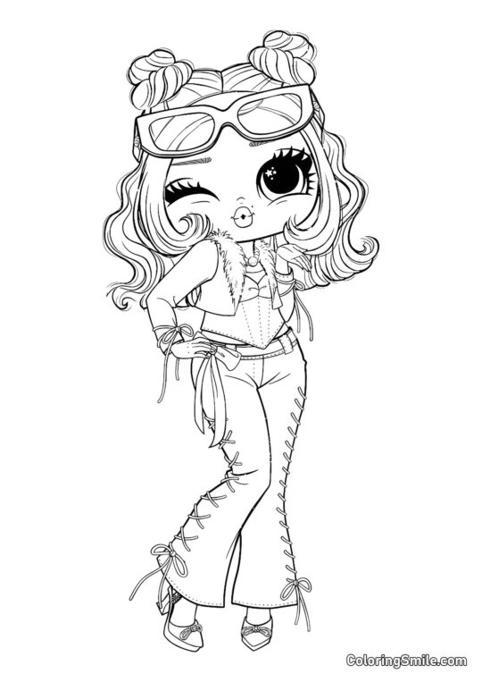 LOL OMG Sonnenaufgang - Ausmalbild