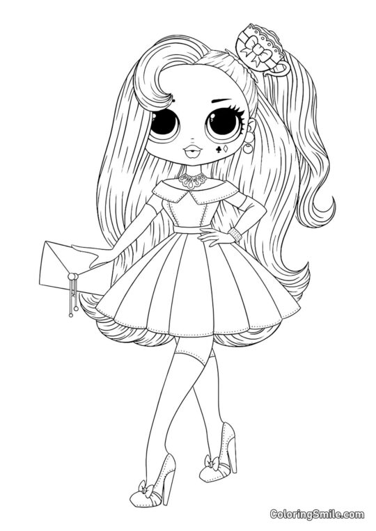 LOL OMG Teeparty - Ausmalbild