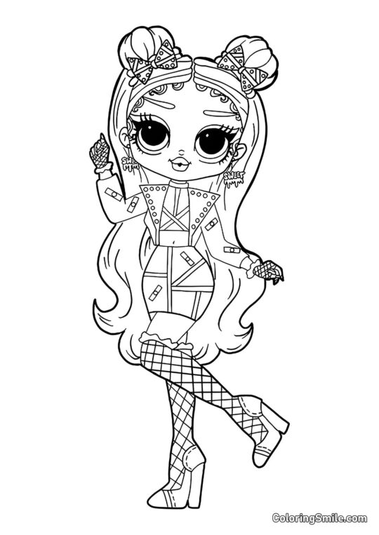 LOL OMG Bonni - Ausmalbild