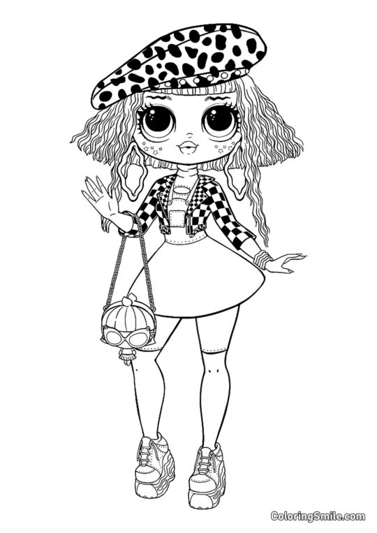 LOL OMG Neonlicious - Ausmalbild