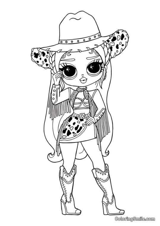 LOL OMG Luxuriöses Luxe - Ausmalbild