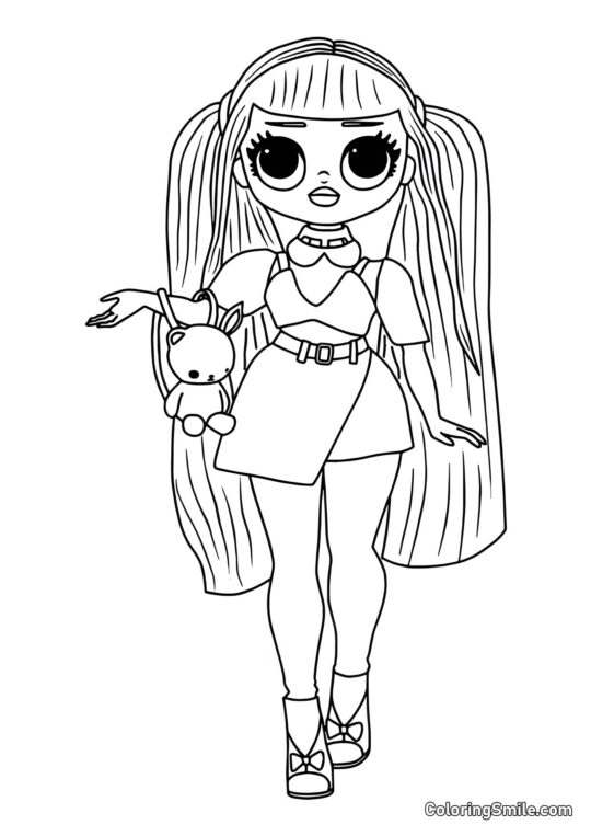 LOL OMG Süße Karamell - Ausmalbild