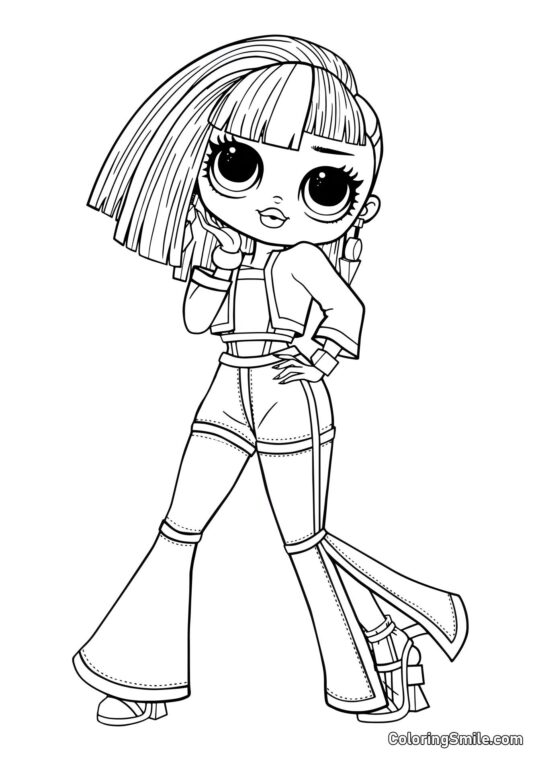 Angles LOL OMG Lichter - Ausmalbild