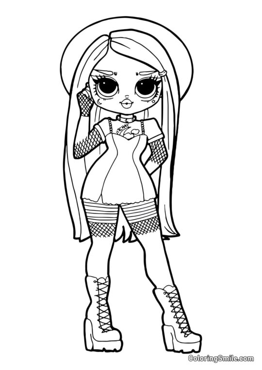 LOL OMG Kleine Hexe Witchey Baby - Ausmalbild