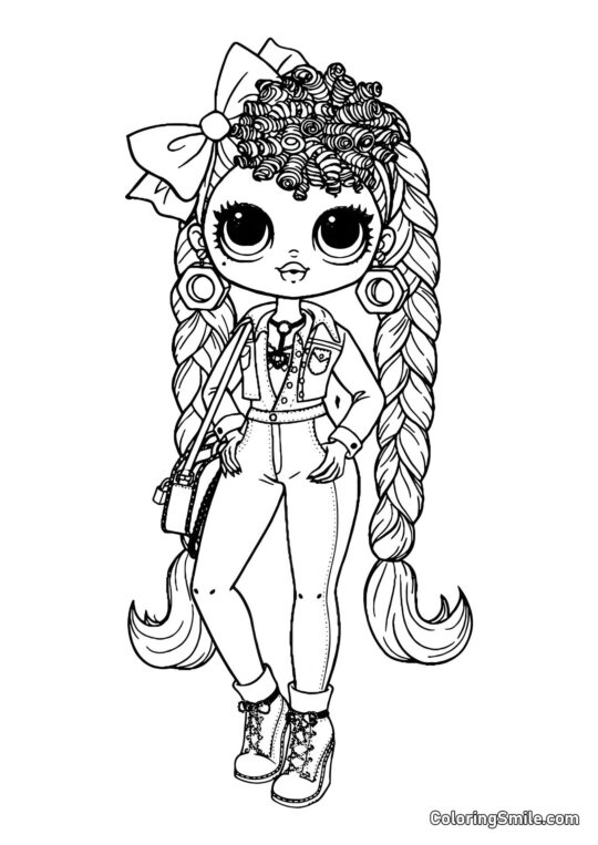 LOL OMG Rastlose B.B. - Ausmalbild