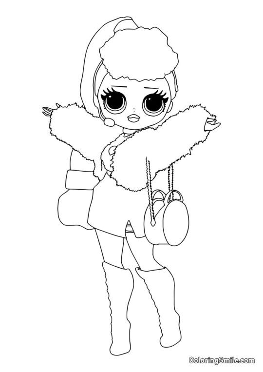 LOL OMG große Schwester Lady Diva - Ausmalbild