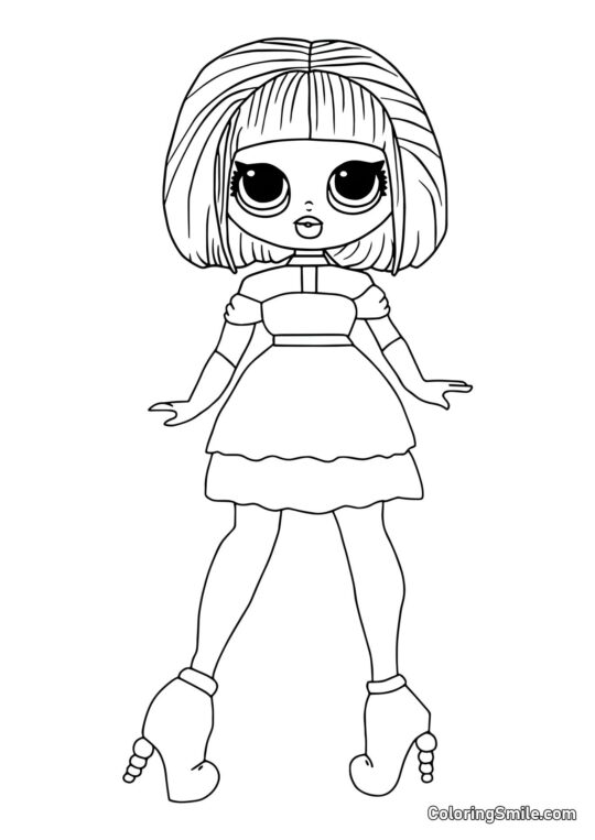 LOL OMG große Schwester Zuckers - Ausmalbild