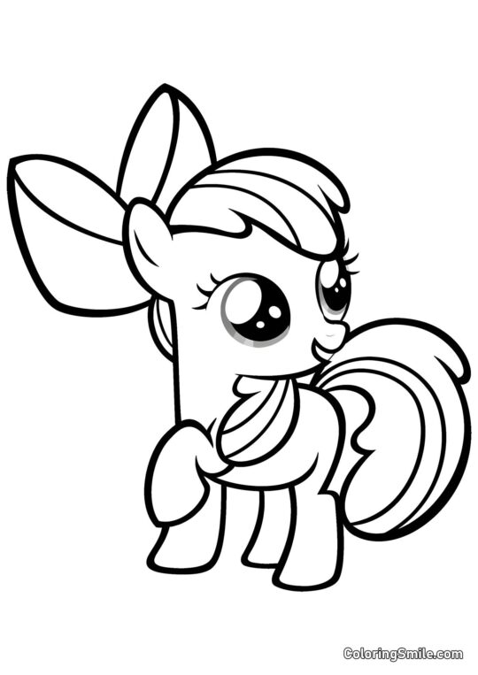 Apple Bloom aus Mein Kleines Pony - Ausmalbild