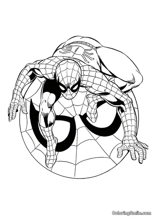 Spider-Man-Symbol - Ausmalbild