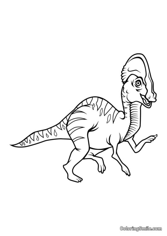 Corythosaurus - Ausmalbild