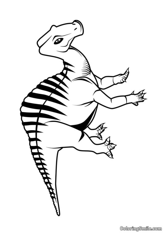 Ouranosaurus - Ausmalbild