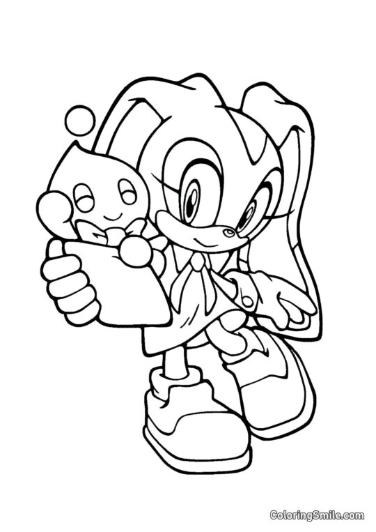 Cream der Hase - Ausmalbild